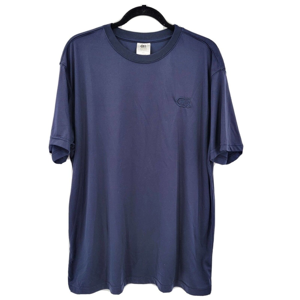 ECKO Function Men’s XL T-Shirt Rhino Graphic Stretch Flex Fabric Navy Blue